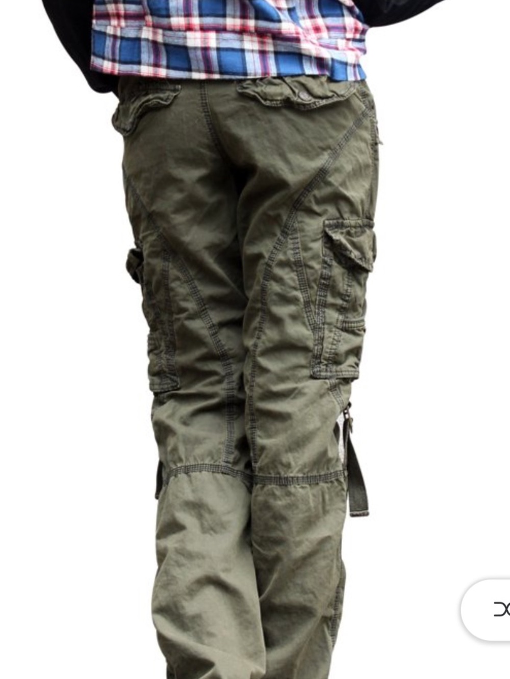 New SKYLINEWEARS Women XS 100% Cotton Tactical Pant Camping Hiking Cargo Combat - Picture 3 of 14